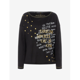 Spirit of OM - Oversize Shirt Motivation - schwarz
