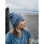 Spirit of OM - Beanie Mütze Bambus - blue-melange