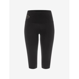 Spirit of OM - Yoga Leggings Capri - schwarz