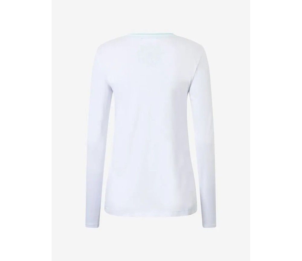 Spirit of OM - Pyjama-Longsleeve Shirt - weiß/mint