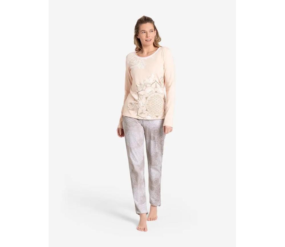 Spirit of OM - Pyjama-Hose - sahara