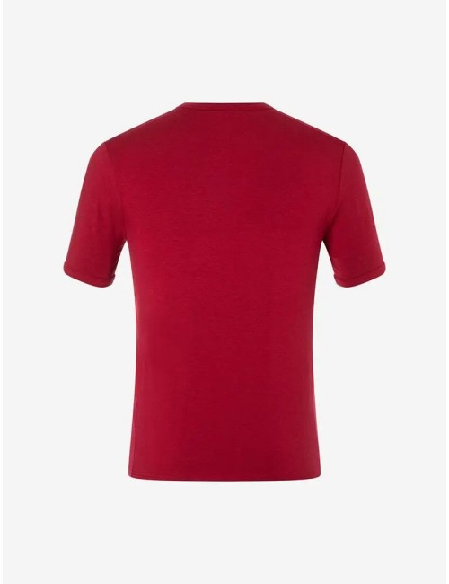 Spirit of OM - T-Shirt Bambus - bordeaux