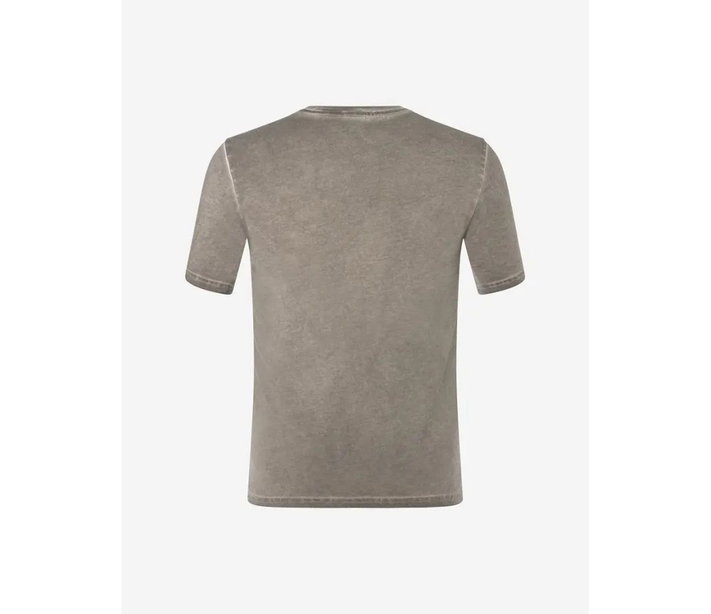 Spirit of OM - T-Shirt men - mit Tasche Ethno - dunkelgrau