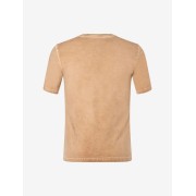 Spirit of OM - T-Shirt men - mit Tasche - Mountain - zirben-braun
