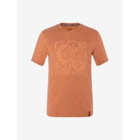 Spirit of OM - T-Shirt men - Ethno - orange-braun
