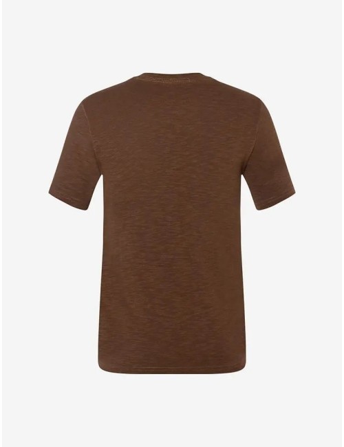 Spirit of OM - T-Shirt Men Ethno - dunkelbraun