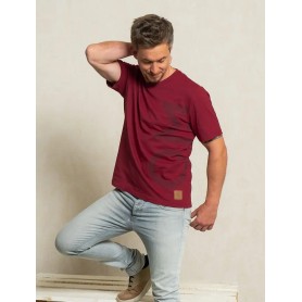 Spirit of OM - T-Shirt men OM - bordeaux