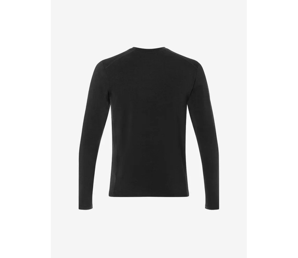 Spirit of OM - Longsleeve Bambus - schwarz