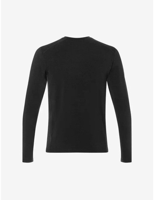 Spirit of OM - Longsleeve Bambus - schwarz