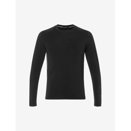 Spirit of OM - Longsleeve Bambus - schwarz