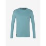 Spirit of OM - Leinen Longsleeve Niagara - niagara-blau