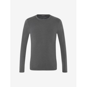 Spirit of OM - Longsleeve Bambus - turmalingrau