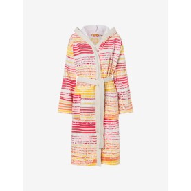 Spirit of OM - Bademantel - gelb-orange-pink