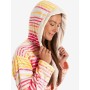 Spirit of OM - Bademantel - gelb-orange-pink