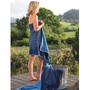 Spirit of OM - Frotteetücher Happy Flower of Life - ozeanblau/azur