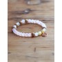 Spirit of OM - Armband Rosenquarz