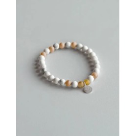 Spirit of OM - Armband Howlith
