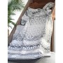 Spirit of OM - Kuscheldecke Blume des Lebens - grau