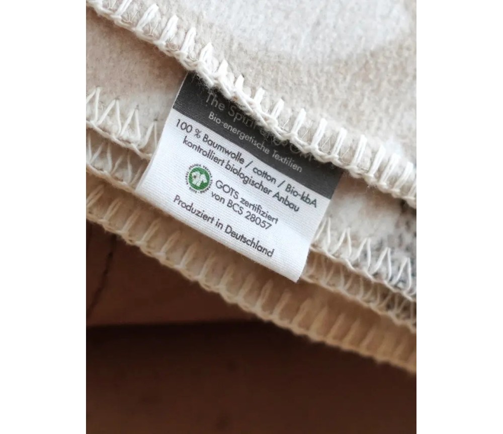 Spirit of OM - Kuscheldecke - nature/beige