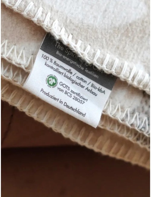 Spirit of OM - Kuscheldecke - nature/beige