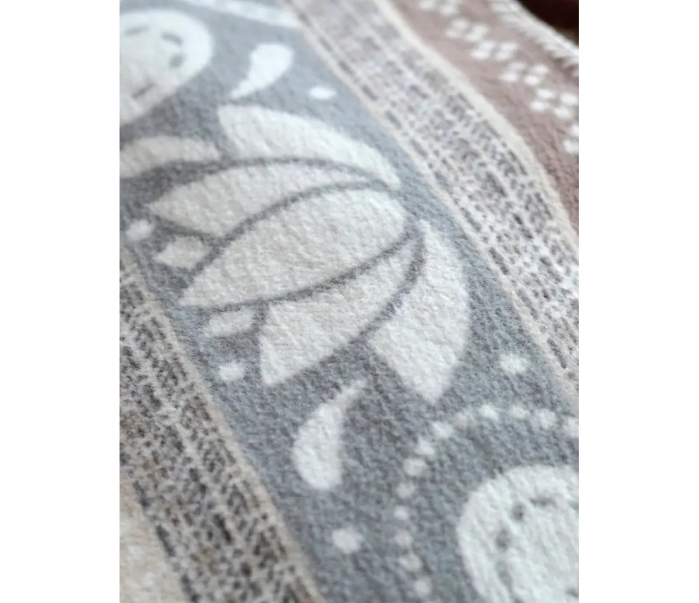 Spirit of OM - Kuscheldecke - nature/beige