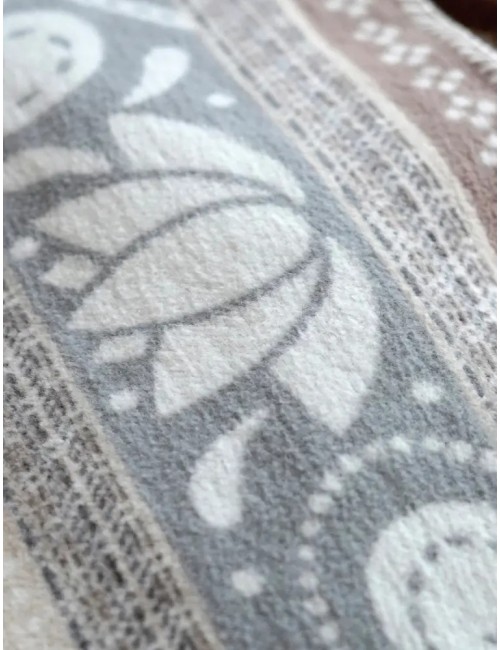 Spirit of OM - Kuscheldecke - nature/beige