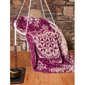 Spirit of OM - Kuscheldecke - beere