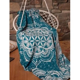 Spirit of OM - Kuscheldecke - smaragd