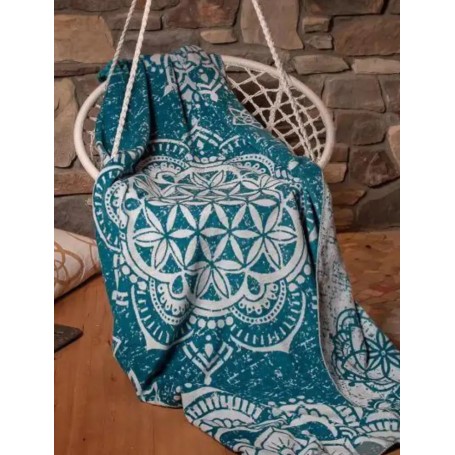 Spirit of OM - Kuscheldecke - smaragd