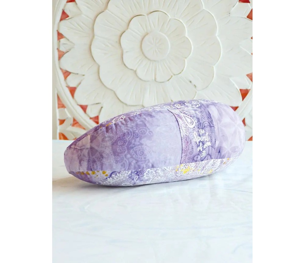 Spirit of OM - Meditationskissen Halbmond - flieder