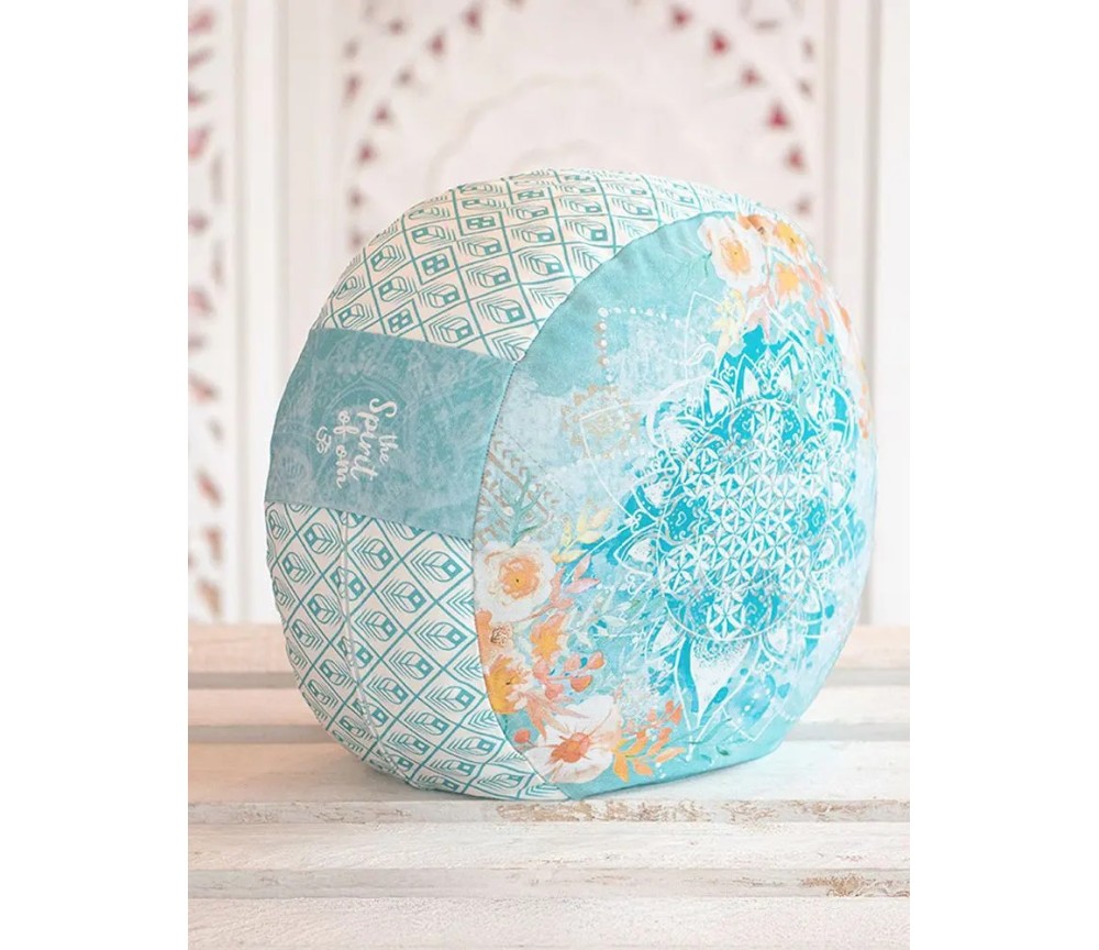 Spirit of OM - Meditationskissen - jade/orange