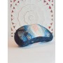Spirit of OM - Meditationskissen Halbmond - indigo/peach