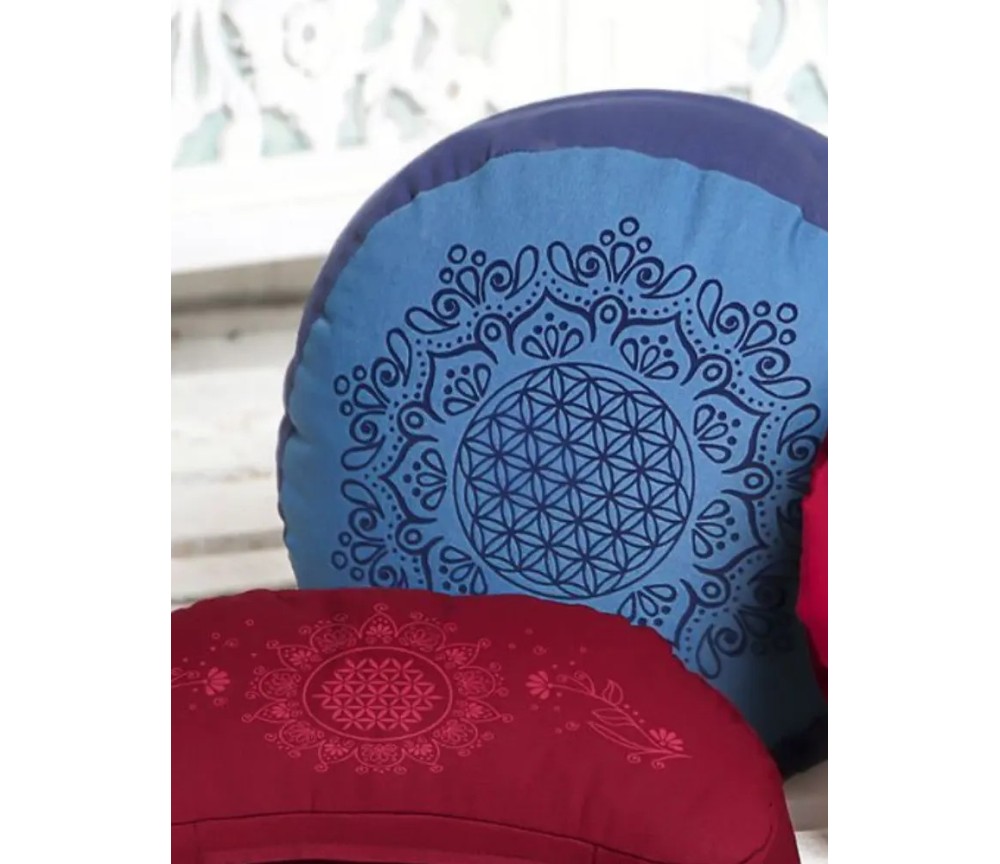 Spirit of OM - Meditationskissen - azur / ozeanblau