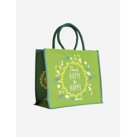 Spirit of OM - Jutetasche - grün