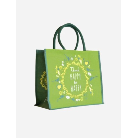 Spirit of OM - Jutetasche - grün