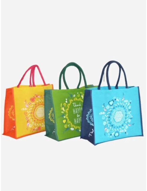 Spirit of OM - Jutetasche - grün