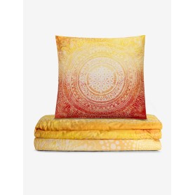 Spirit of OM - Bio Bettwäsche SUNRISE - orange / gelb