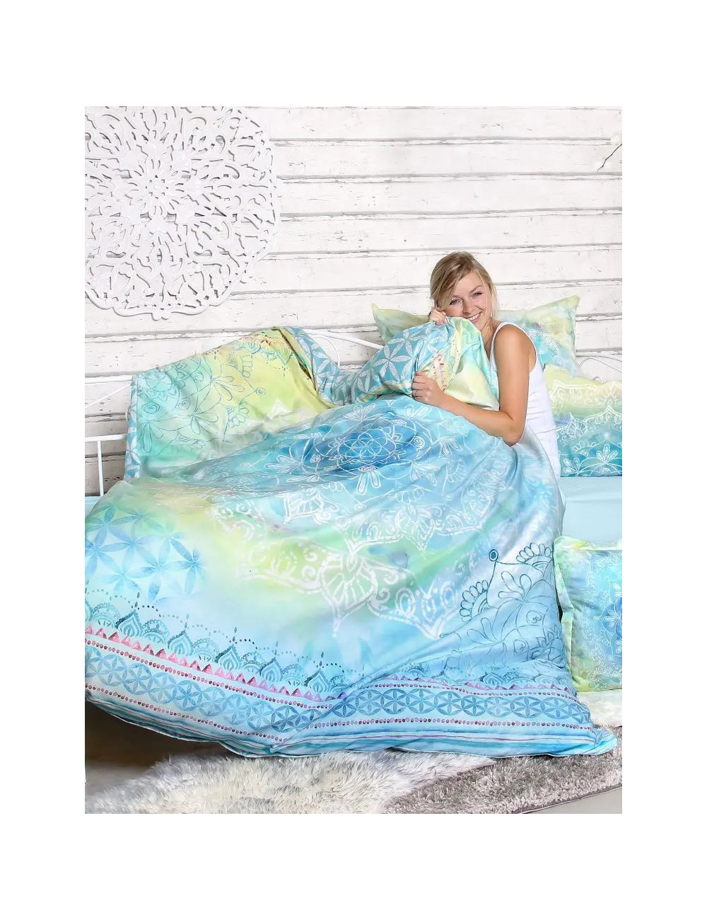 Spirit of OM - Bettwäsche Faszination - Blue Dream