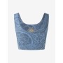Spirit of OM - Yoga Bra Hatha Guna - enzianblau