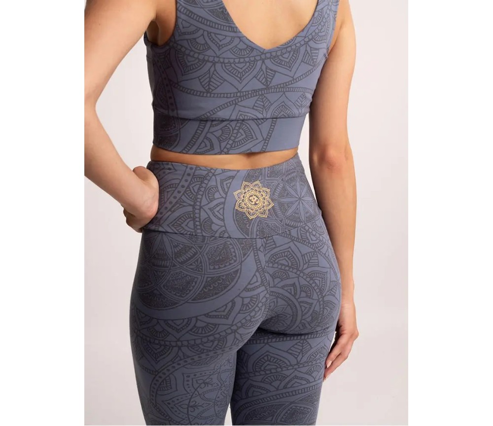 Spirit of OM - Yoga Leggings Guna - enzianblau
