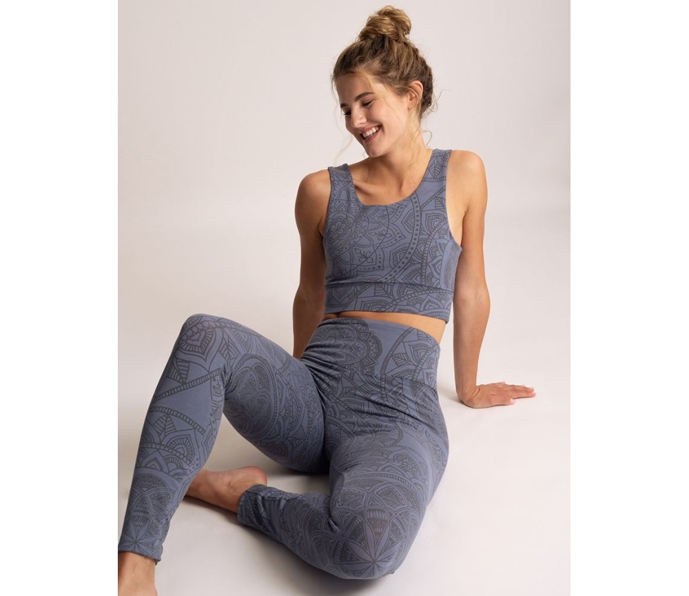 Spirit of OM - Yoga Leggings Guna - enzianblau