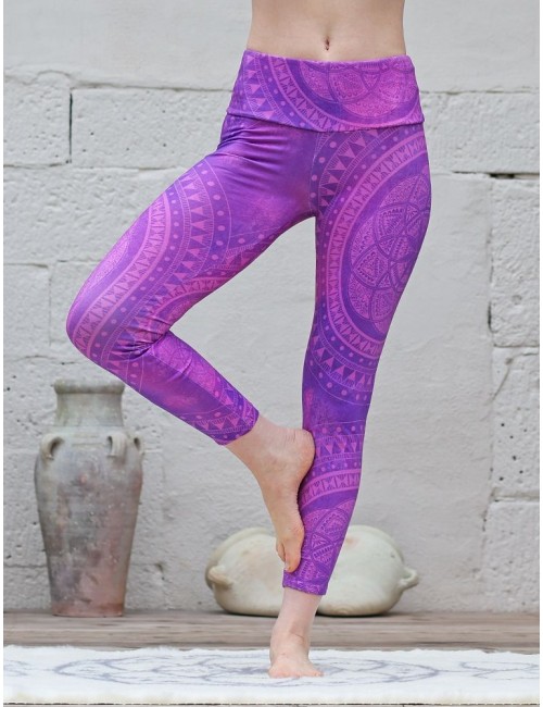 Spirit of OM - Yoga Leggings 7/8 Mabu Bhati Spirit - magnolie