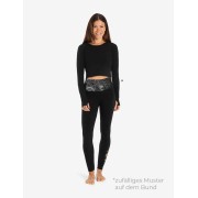 Spirit of OM - Yoga Leggings Madhya Maui - schwarz-natur