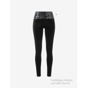 Spirit of OM - Yoga Leggings Madhya Maui - schwarz-natur