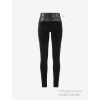 Spirit of OM - Yoga Leggings Madhya Maui - schwarz-natur