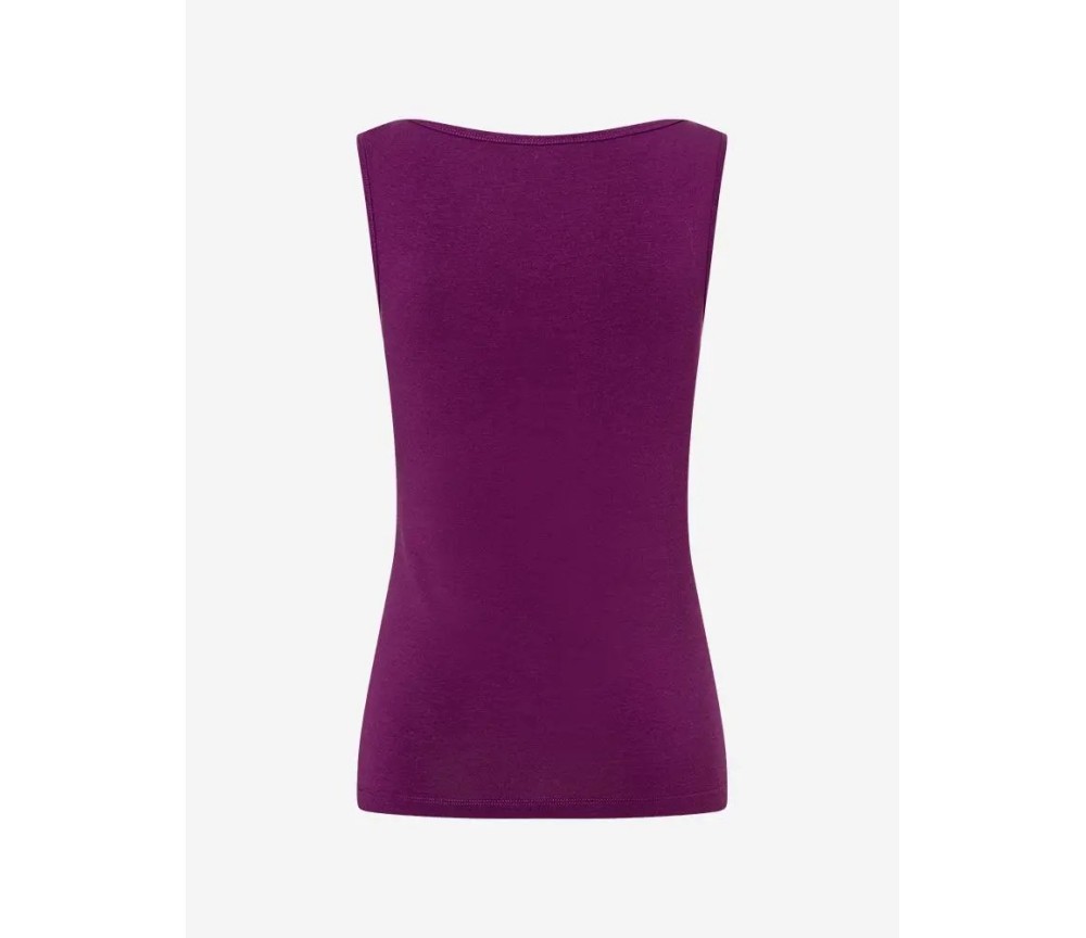 Spirit of OM - Tanktop Bambus high-neck - viola