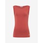 Spirit of OM - Tanktop Bambus high-neck - erdrot