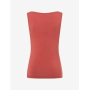 Spirit of OM - Tanktop Bambus high-neck - erdrot
