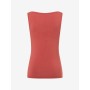 Spirit of OM - Tanktop Bambus high-neck - erdrot