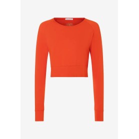 Spirit of OM - Crop Shirt langarm Jathara - harissa